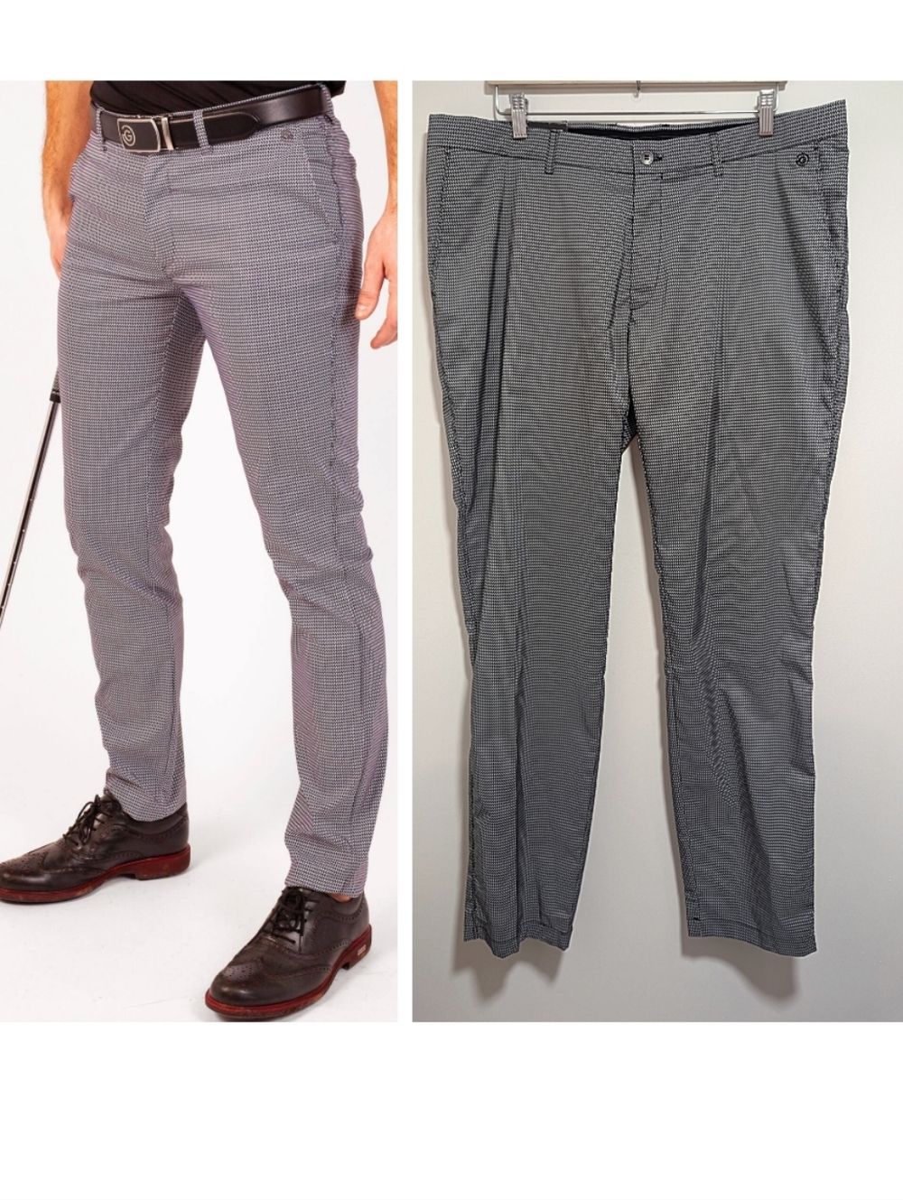 Galvin Green | Nate Ventil8+ Houndstooth Golf Pants
